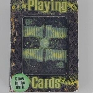 Disney's Haunted Mansion Glow in the Dark Playing Cards Pre-owned